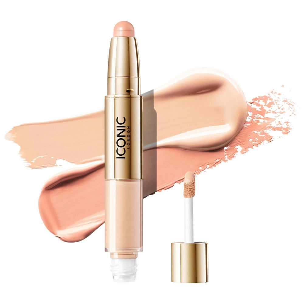 Radiant Concealer & Brightening Crayon Duo - Vegan, Cruelty-Free Makeup for Flawless Skin Radiant Concealer & Brightening Duo - Vegan & Cruelty-Free vegan concealer, cruelty-free brightening crayon, liquid concealer for dark circles, brightening makeup duo, caffeine concealer, makeup for flawless skin, vegan makeup, cruelty-free makeup, concealer for blemishes, under-eye brightening, skincare-infused makeup, sustainable beauty products, ethical beauty, natural-looking makeup, everyday makeup essentials