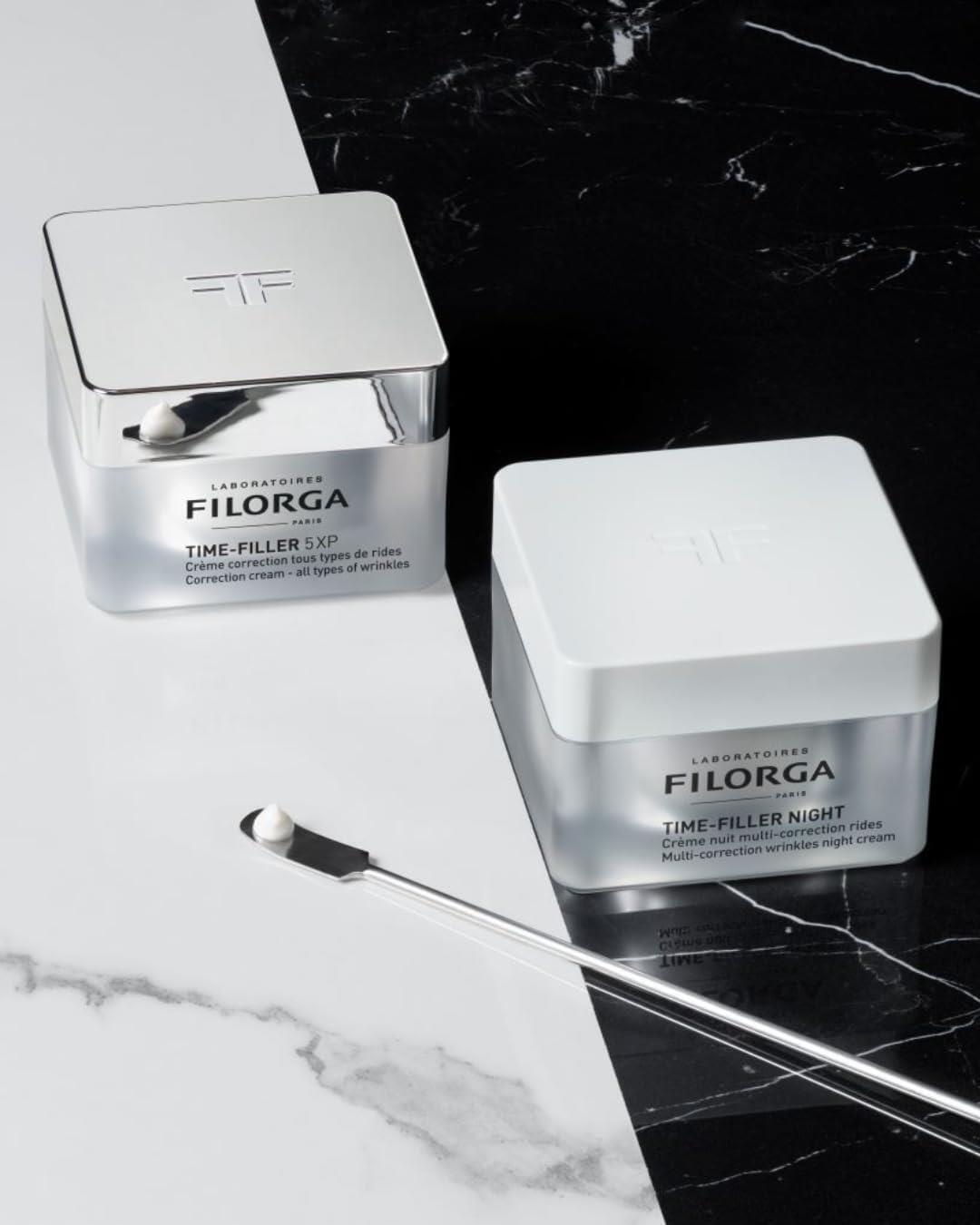 filorga time filler night cream jar, filorga anti-aging night cream 50 ml Filorga Time Filler Night Cream - Anti-Aging | 50 ml Filorga Time Filler Night Cream - Anti-Aging | 50 ml filorga, night-cream, anti-aging, skincare, wrinkle-relief, moisturizer, hexapeptide, hyaluronic-acid, glukonolakton, ai-generated