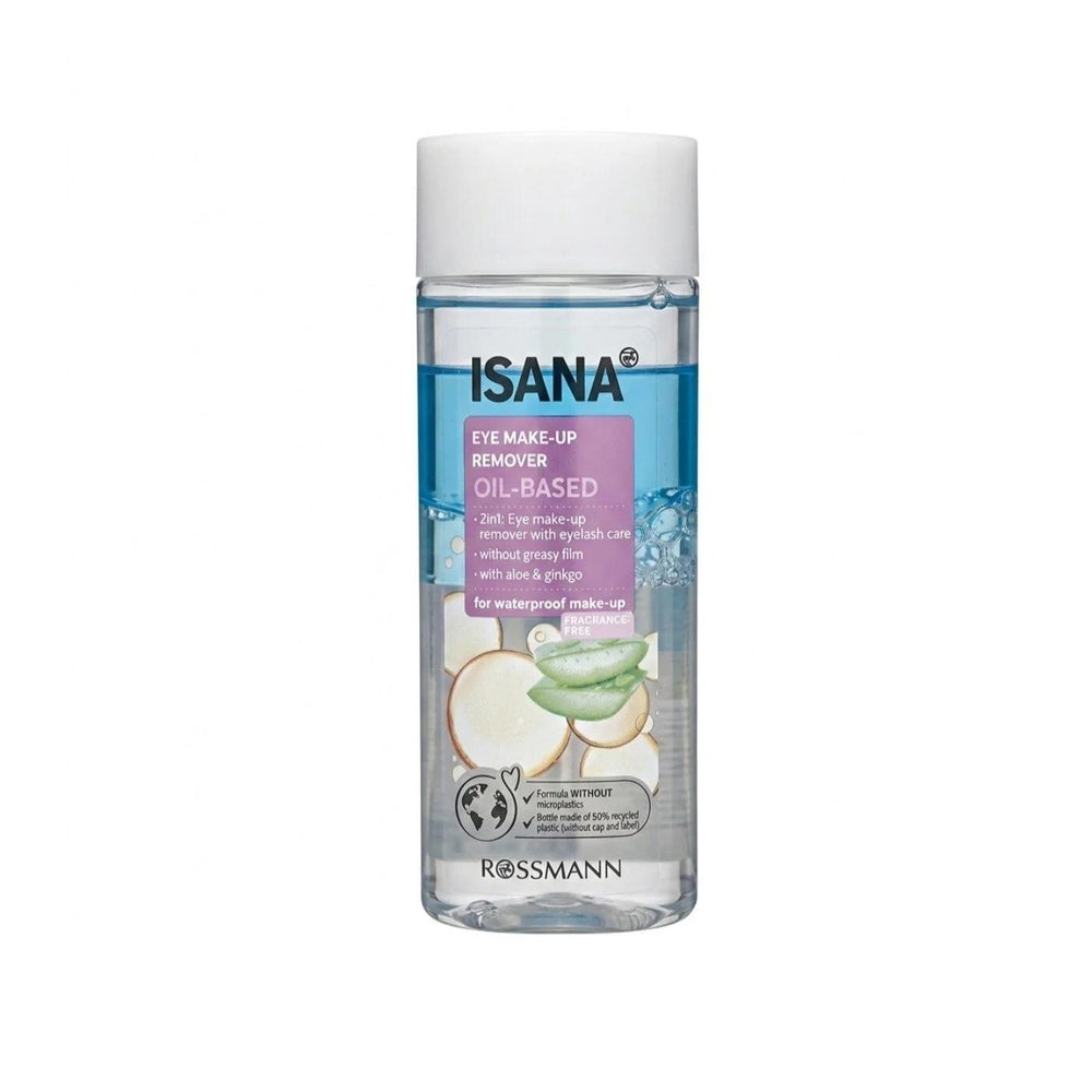 Isana Oil-Based Eye Makeup Remover for Waterproof Makeup 100 ml