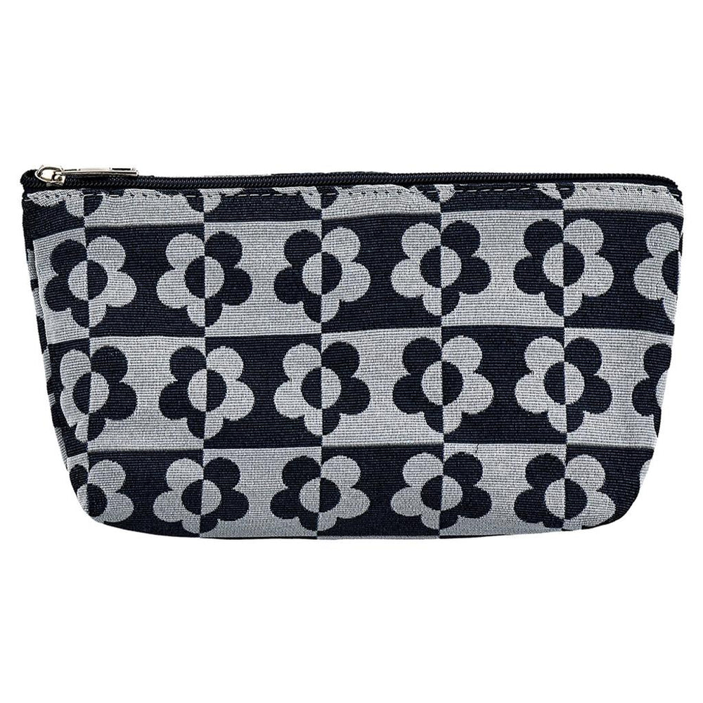 Eklips Black Floral Makeup Bag & Travel Pouch