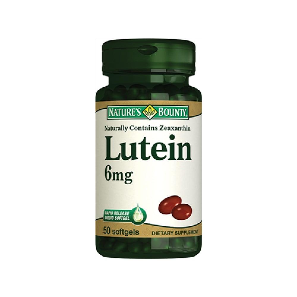 Nature's Bounty Lutein 6 mg Softgels for Eye Health Support - Antioxidant Supplement, 50 Count Nature's Bounty Lutein 6mg Softgels for Eye Health Lutein Supplement, Eye Health Support, Antioxidant Supplement, Nature's Bounty Lutein, 6 mg Lutein Softgels, Dietary Supplement, Eye Health, Vision Support, Antioxidant, Softgel Capsules, Health Supplements, Vision Care