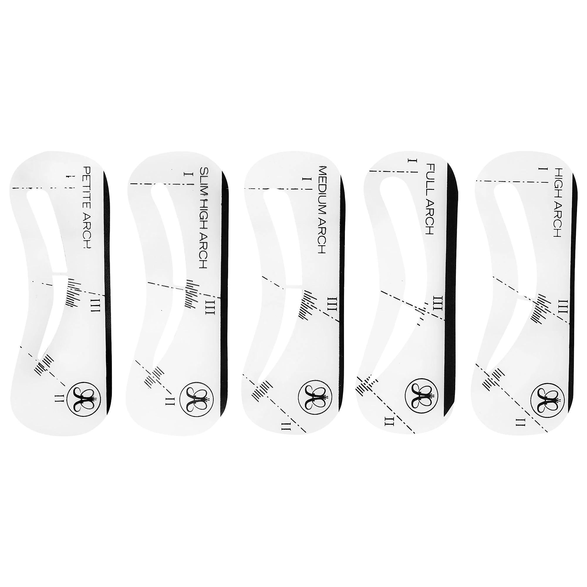 Anastasia Eyebrow Shaping Stencil Set - 5 Shapes for Perfect Brows at Home Anastasia Eyebrow Shaping Stencil Set - 5 Shapes Eyebrow Shaping Stencils, Anastasia Brow Shape, Brow Grooming Tools, Beauty and Grooming, At-Home Beauty Products, Brow Shaping, Eyebrow Grooming, Beauty Tools, Grooming Essentials, Makeup Tools, Professional Beauty Tools, Tweezers &amp; Eyebrow Tools