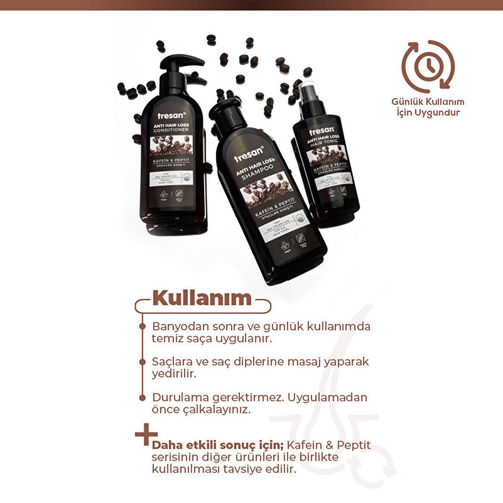 Tresan Caffeine & Peptide Anti-Hair Loss Hair Tonic for Nourished, Thicker Hair - 4.23 fl oz - view 6