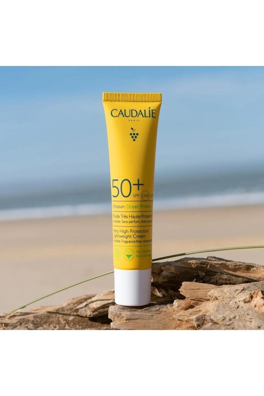 Caudalie Vinosun SPF 50+ Lightweight Fragrance-Free Sunscreen Cream - Vegan, Dermatologically Tested, Natural Ingredients Caudalie SPF 50+ Sunscreen Cream - Lightweight & Vegan sunscreen cream, SPF 50+, fragrance-free sunscreen, vegan skincare, dermatologically tested sunscreen, natural sunscreen, lightweight sunscreen, eco-friendly sunscreen, non-greasy sunscreen, daily sun protection, outdoor activities, sensitive skin, unscented skincare, cruelty-free products, antioxidant skincare, grape seed extract, V