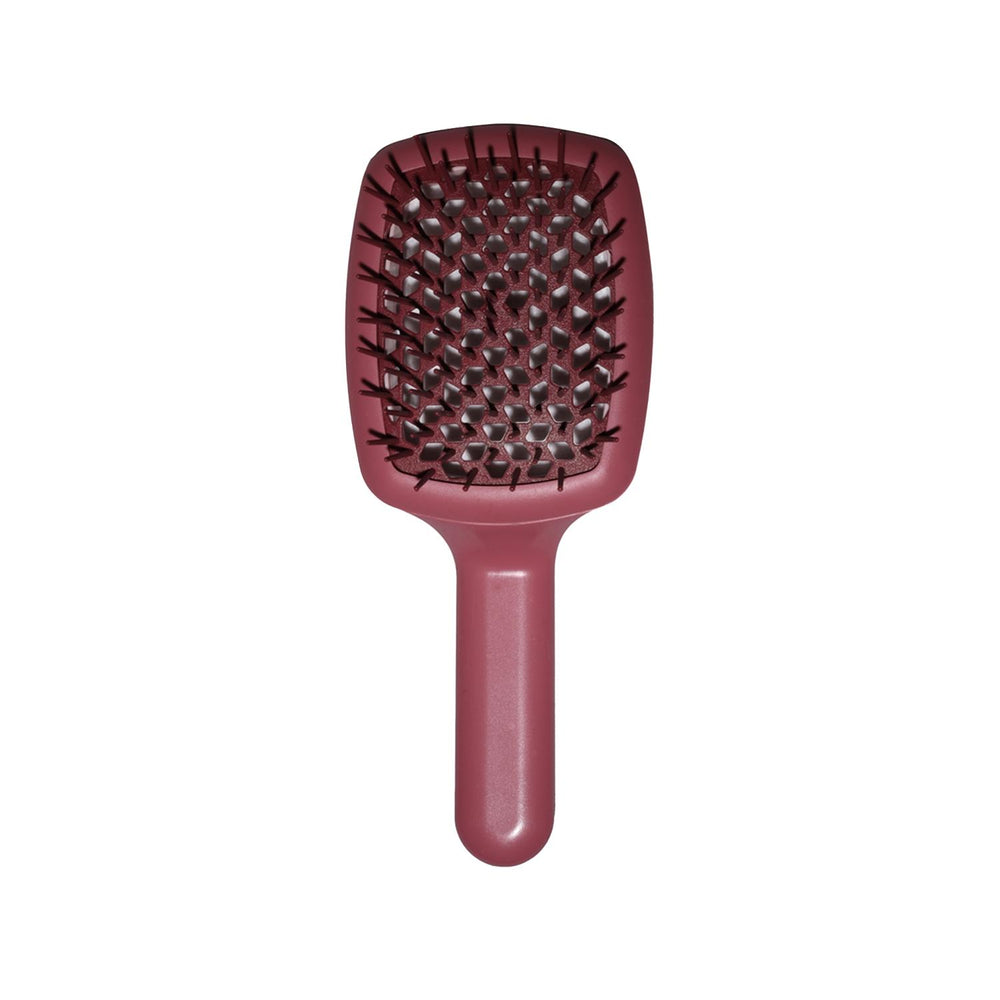 Janeke Curvy M Open Back Hairbrush in Pink SP508A