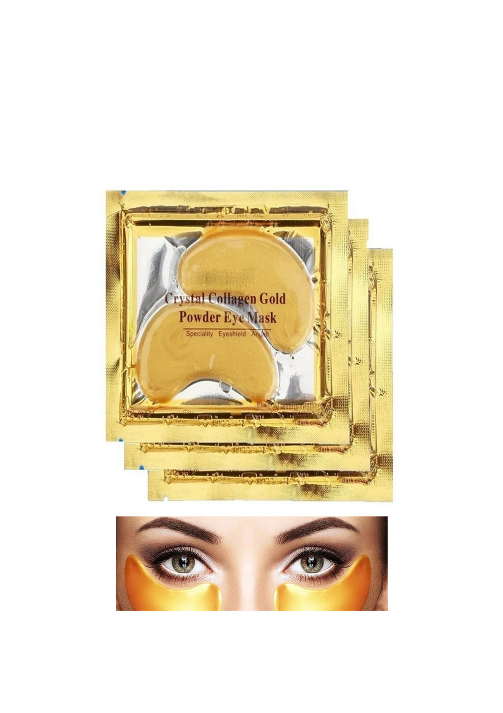 CRYSTAL COLLAGEN Mooyam Under Eye Illuminator Mask x3 - Eye Area Moisturizer