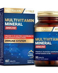 Nutraxin Multivitamin Mineral Immune Support Supplement - 60 Tablets | Boosts Immune System & Energy - Face Serum