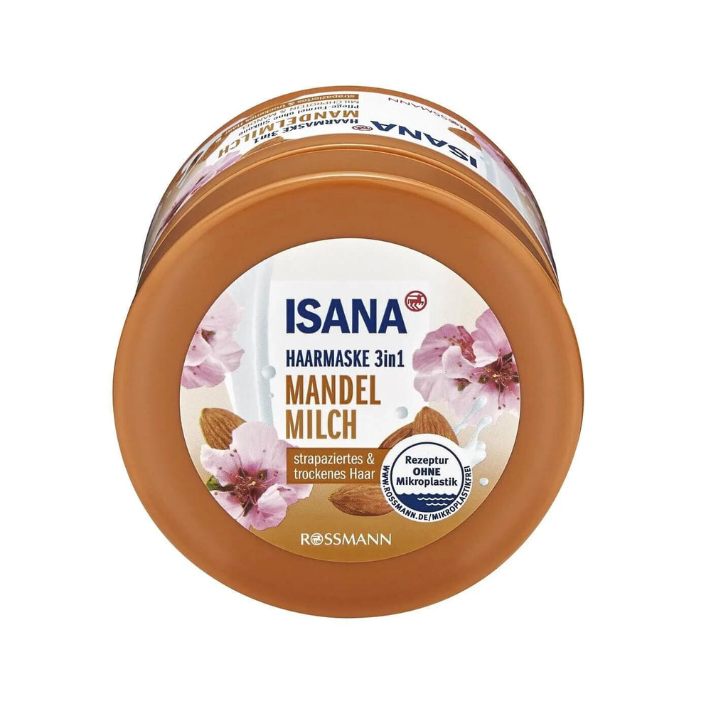 Isana 3-in-1 Almond Milk Hair Mask for Dry Hair 250 ml