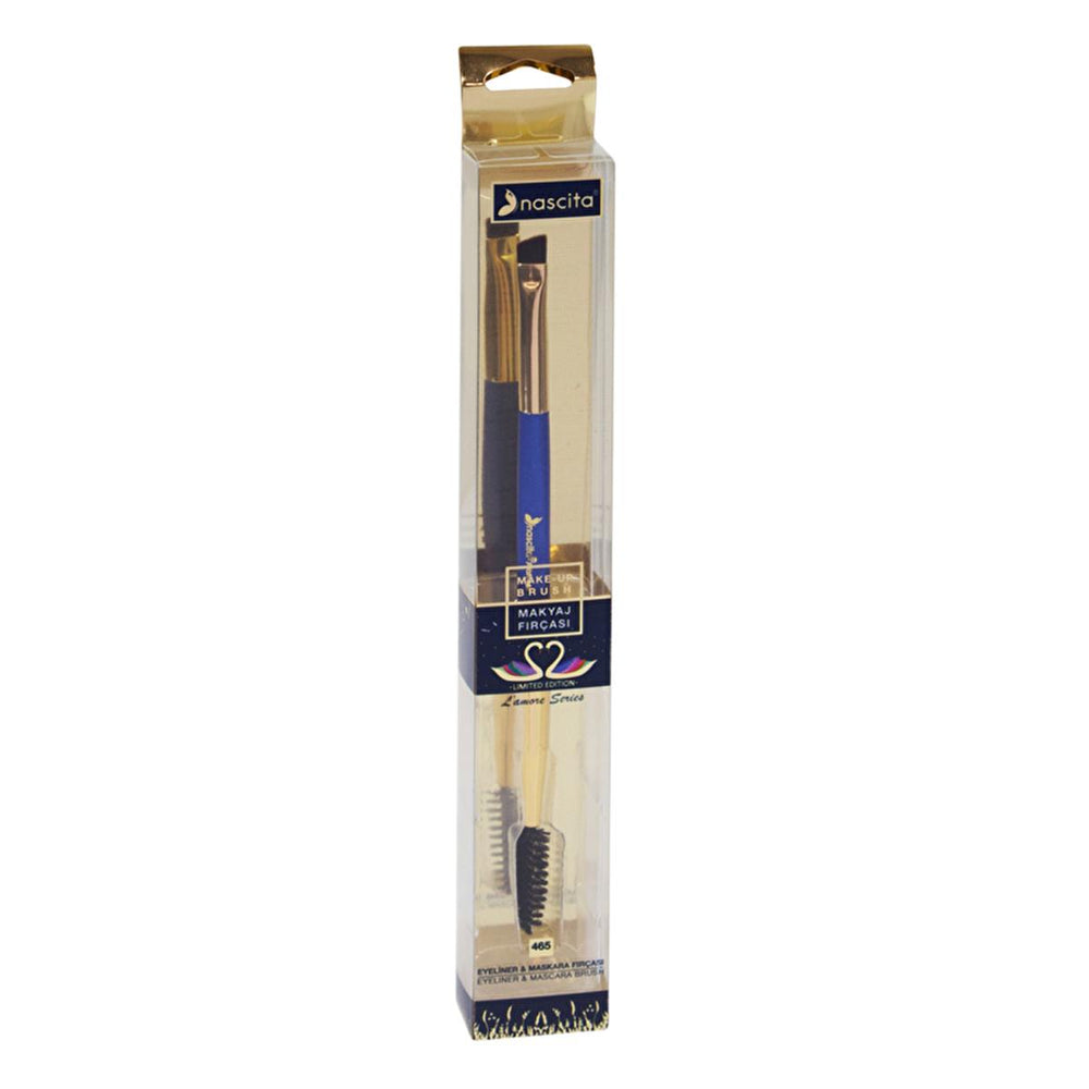 Nascita Pro Makeup Brush - Eyeliner & Mascara Brush for Precise Application Nascita Pro Eyeliner & Mascara Brush - Precise Makeup Makeup Brush, Eyeliner Brush, Mascara Brush, Nascita Pro Makeup Brush, Professional Makeup Tools, Beauty Essentials, Makeup Accessories, Precision Makeup, Cosmetic Brush, Eye Makeup, Makeup for Beginners, Professional Makeup Brushes