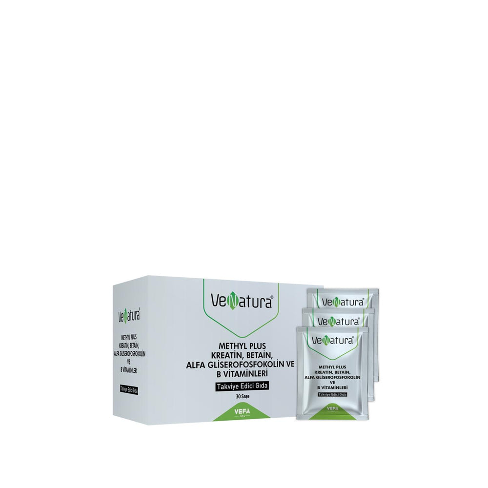 VeNatura Methyl Plus: Creatine, Betaine, Alpha GPC & B Vitamins - Performance, Cognitive & Energy Support - 30 Sachets VeNatura Methyl Plus: Creatine, Alpha GPC & B Vitamins | Energy & Focus Methyl Plus supplement, Creatine betaine supplement, Alpha GPC supplement, B vitamins sachets, Performance enhancing supplement, Cognitive support supplement, VeNatura supplement, Dietary supplement sachets, Sports nutrition supplement, Vitamin B complex powder, creatine, betaine, alpha-GPC, B vitamins, energy, focus, p