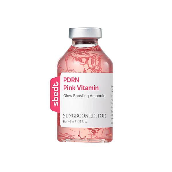 Sungboon Editor PDRN Pink Vitamin Glow Boosting Ampoule 30ml