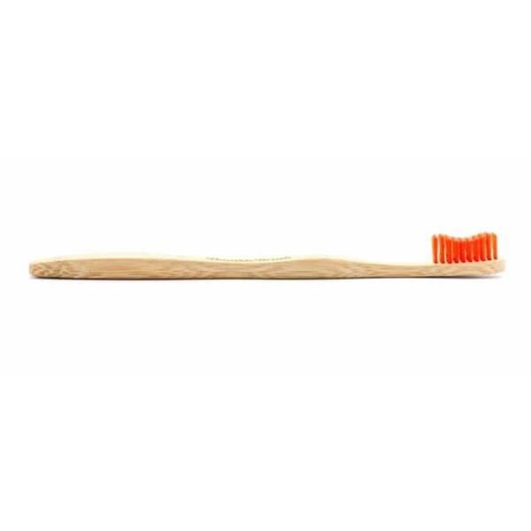 Humble Brush Bamboo Toothbrush Adult Soft Red - Eco-Friendly Oral Care for Conscious Consumers - Toothpaste