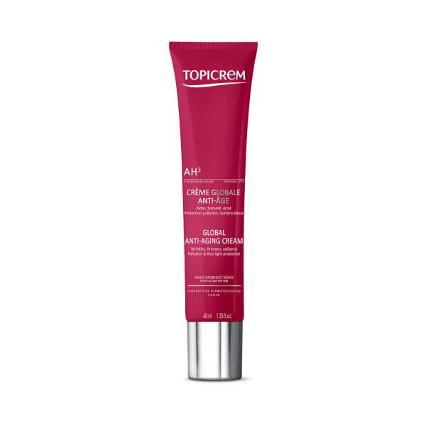 topicrem ah3 global anti-aging cream 40ml front view, topicrem ah3 global anti-aging cream ingredients list Topicrem AH3 Global Anti-Aging Cream - Hydrating Formula | 1.35 fl oz Topicrem AH3 Global Anti-Aging Cream - 40ml topicrem, anti-aging-cream, dry-skin, hydrating-cream, wrinkles-treatment, skin-care, moisturizer, radiant-complexion, beauty-products, ai-generated