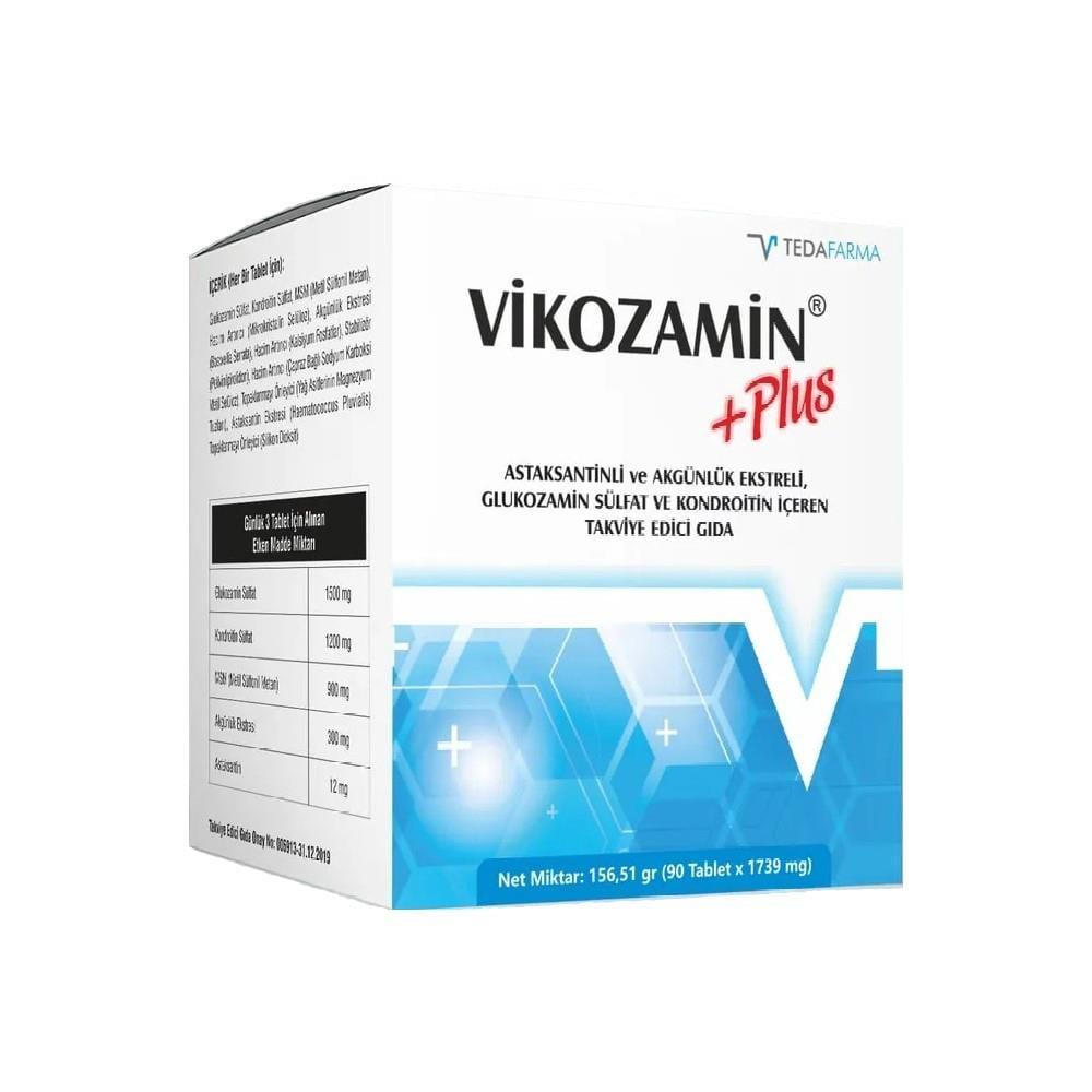 Vikozamin Plus Joint Health Supplement - 90 Tablets - Glucosamine Chondroitin MSM Astaxanthin Vikozamin Plus Joint Health Supplement - 90 Tablets Joint Health Supplement, Glucosamine Chondroitin, Astaxanthin Supplement, Boswellia Extract Benefits, MSM for Joint Pain, Dietary Supplement, Joint Support, Natural Anti-Inflammatory, Joint Comfort, Mobility Support, Athlete Supplements, Active Lifestyle Products