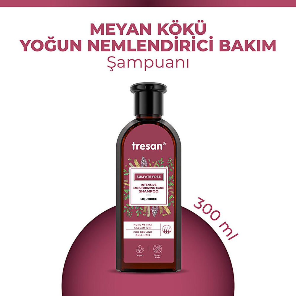 Tresan Sulfate-Free Shampoo with Licorice Root Extract - Moisturizing, Gentle, Natural Hair Care - 10.14 fl oz - view 2