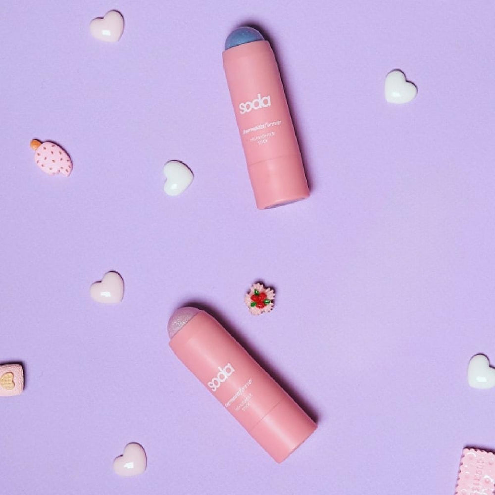 Soda Highlighter Stick - Long-Lasting Makeup Highlighting for Easy Application & Shimmering Effect - Highlighter