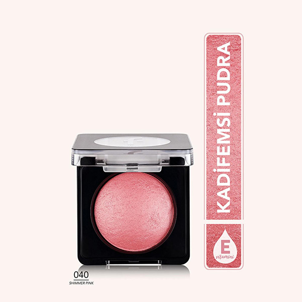 Flormar Shimmer Pink Baked Blush: High Pigment, Natural Glow, Vitamin E - Radiant Finish for All Skin Types Flormar Baked Blush: Shimmer, High Pigment | Radiant Glow Flormar blush, baked blush, shimmer blush, high pigment blush, natural glow blush, vitamin E blush, pink blush, radiant finish blush, long lasting blush, makeup blush, blush, makeup, cosmetics, shimmer, radiant, glow, vitamin E, long-lasting, high pigment, natural look, healthy glow, versatile, bronzer, highlighter, face makeup, cheek color, pi