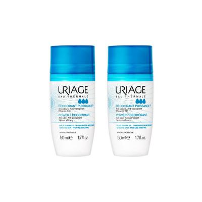 Uriage Eau Thermale Deodorant - Long-Lasting, Non-Staining, Alcohol-Free Antiperspirant for Sensitive Skin - Deodorant