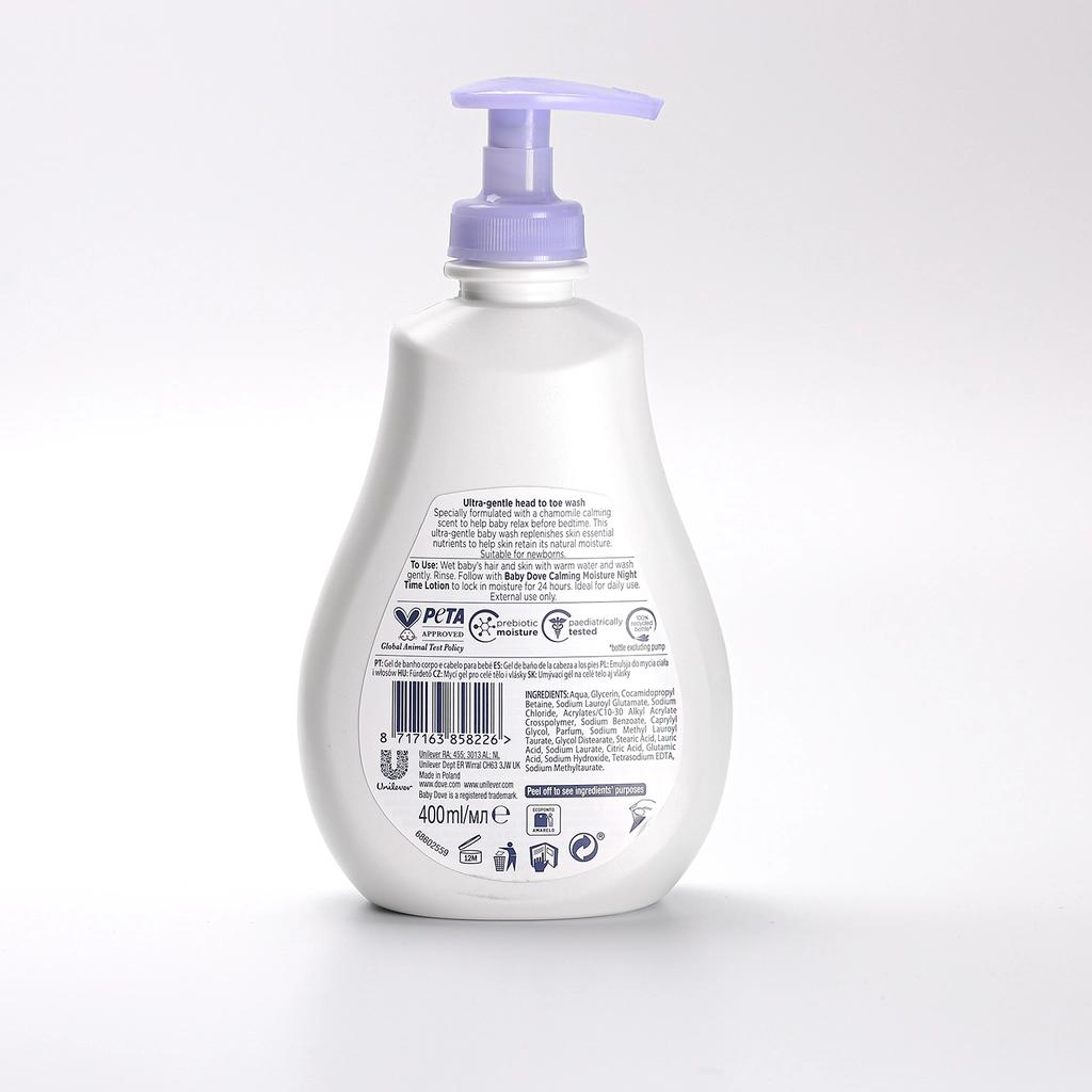 Baby Dove Calming Baby Wash &amp; Shampoo with Chamomile 400 ml