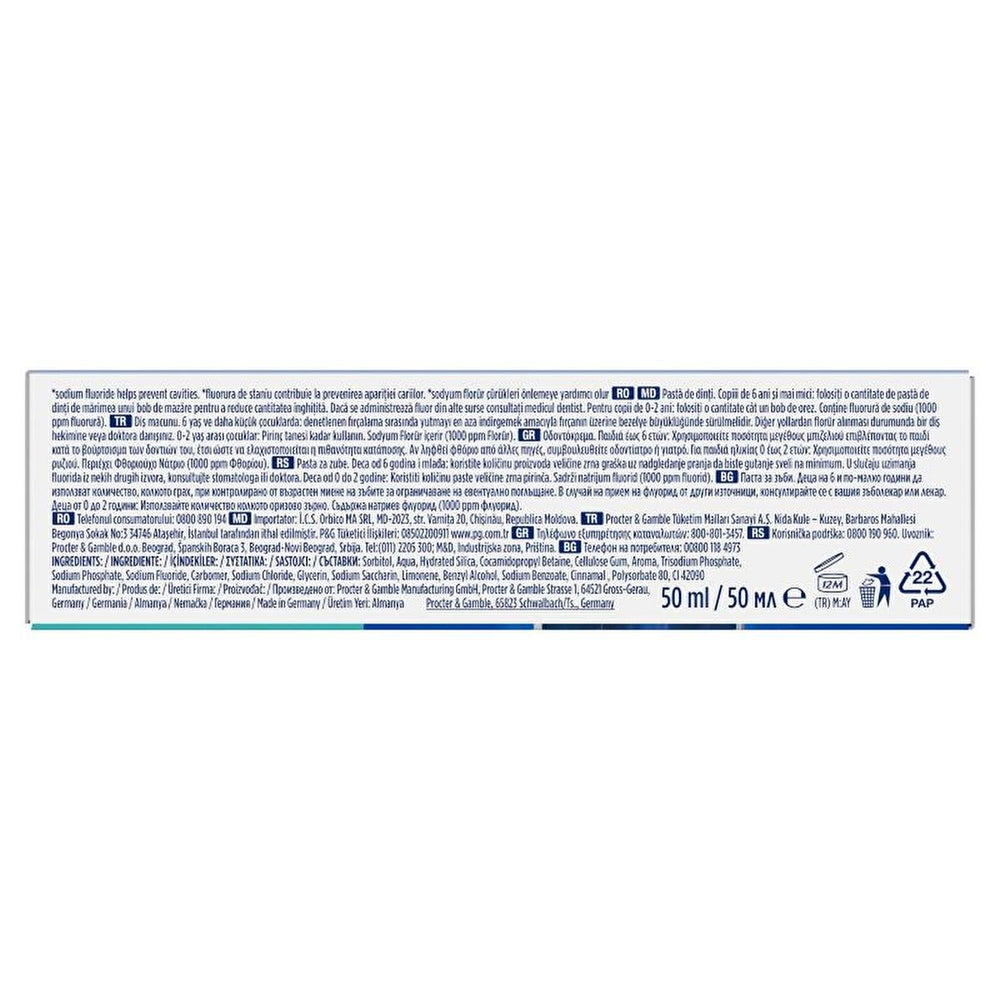 Oral-B Pro Kids Children's Toothpaste - Sodium Fluoride for Strong Teeth, Bubble Mint Flavor, 1.69 fl oz - Toothpaste