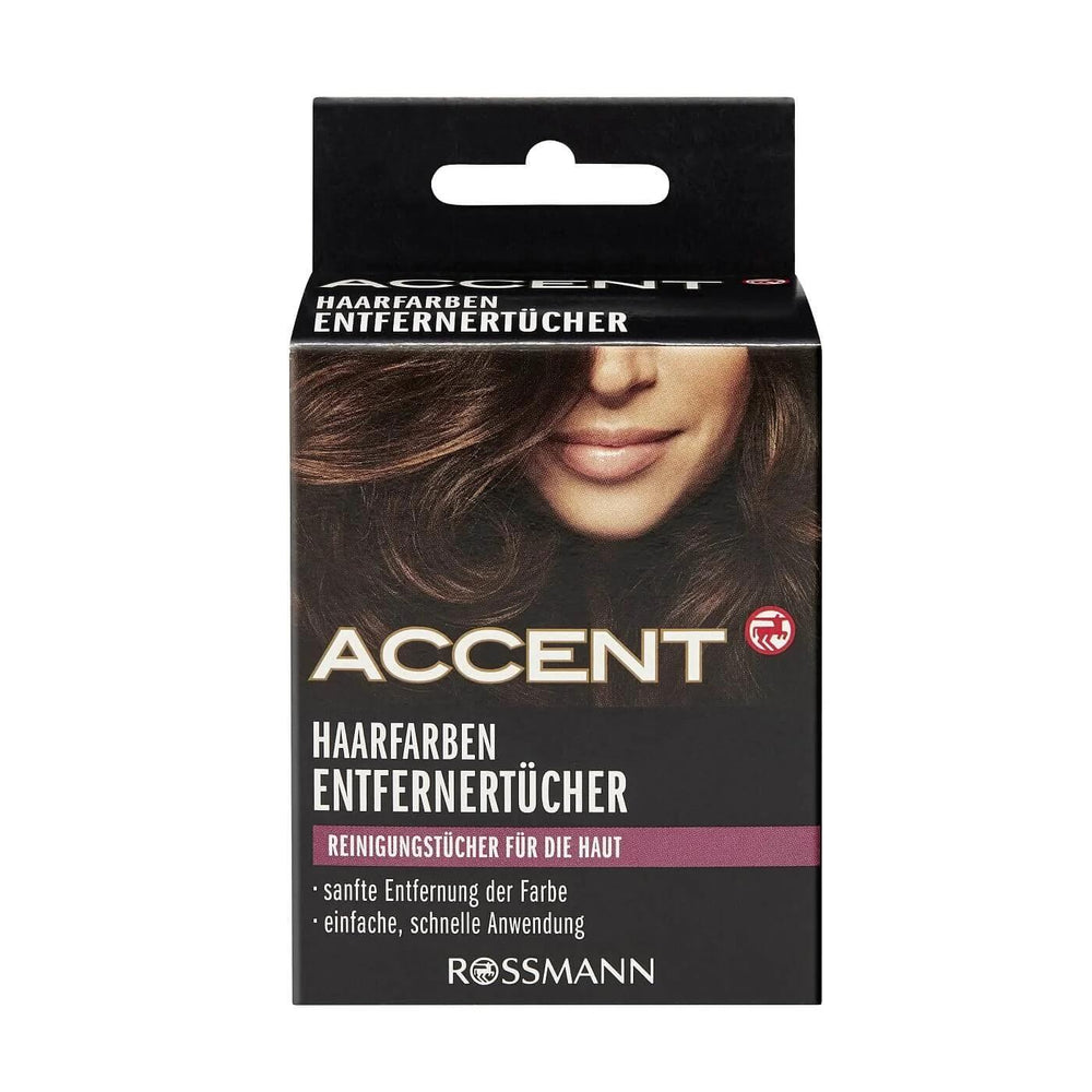 Accent Hair Color Remover Wipes for Skin 6 Count