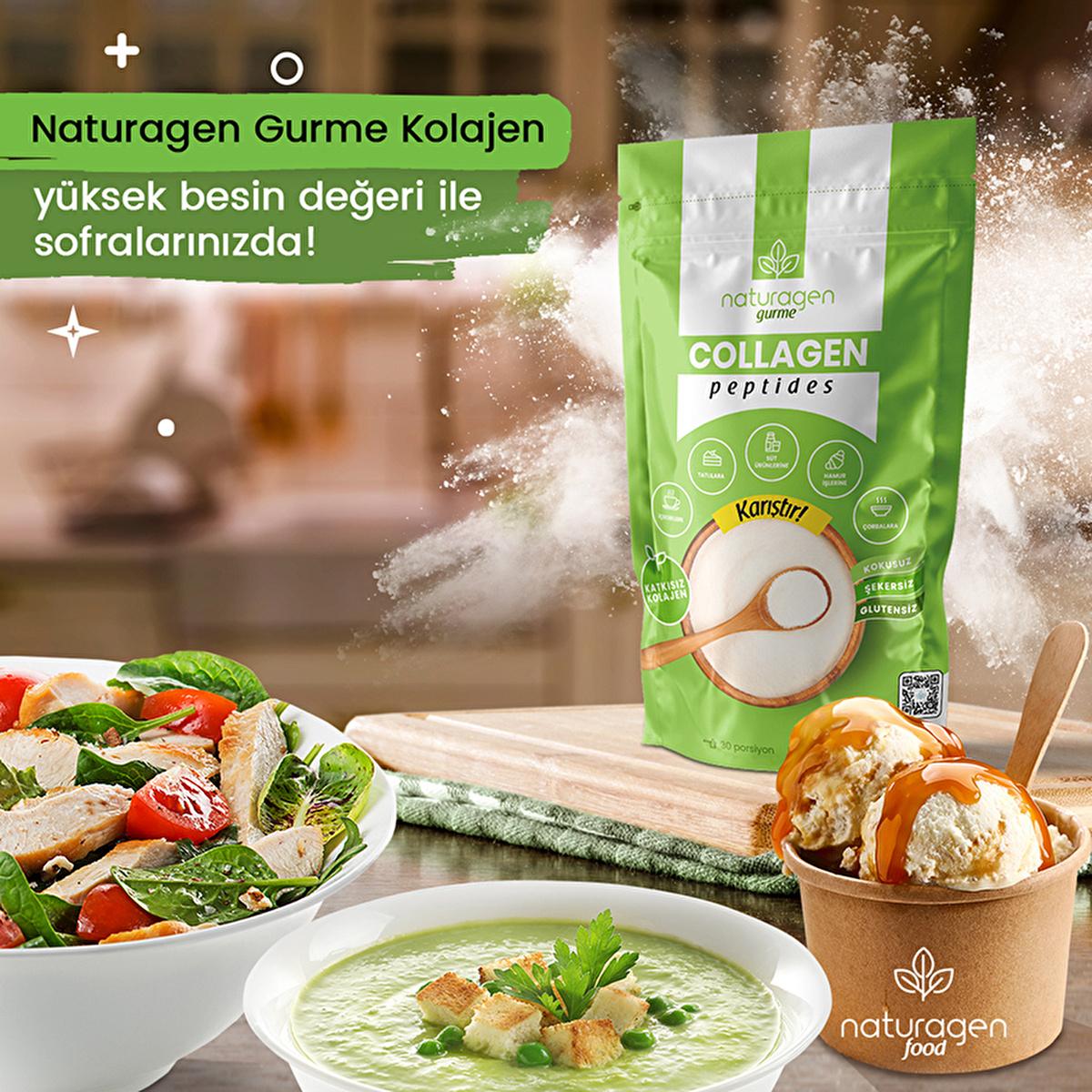 Naturagen 100% Pure Collagen Supplement Powder - Gluten-Free, Sugar-Free, Enhances Nutrition - Collagen Gurme 150g Naturagen Collagen Supplement Powder - Pure & Gluten-Free collagen supplement, collagen powder, gluten-free collagen, sugar-free collagen, pure collagen, health supplements, nutritional enhancers, cooking ingredients, dietary supplements, wellness products
