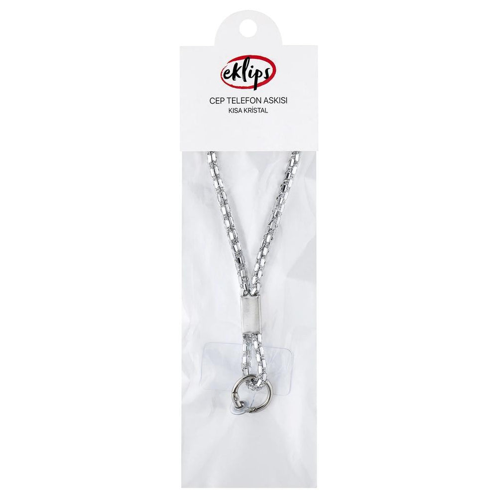 Eklips Crystal Phone Strap Short Wrist Lanyard