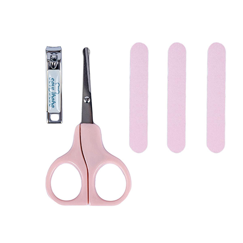 Sevi Bebe Baby Nail Care Set - Safe & Effective Trimming for Infants - 3 Piece Set - Baby Care