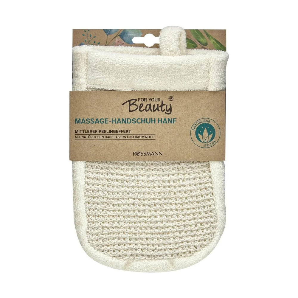 For Your Beauty Wellness Bath Glove with Hemp Thread 1 pc