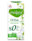 Molped Pure & Soft Thin Daily Pantyliners 30 Count