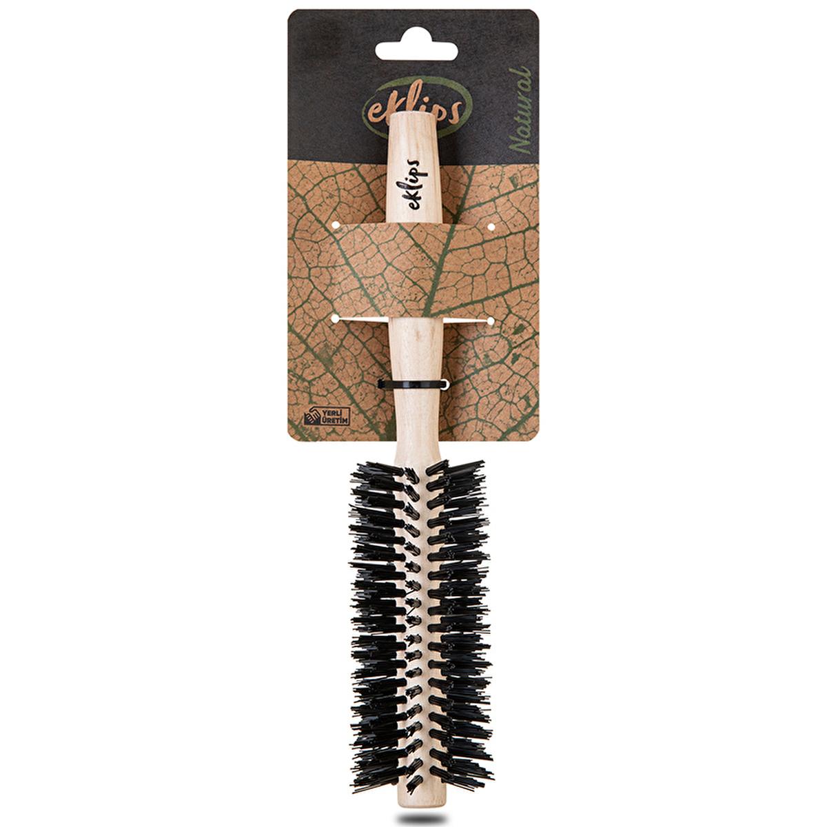 Eklips Natural Hair Brush for Blow-Drying & Styling - Gentle, Ergonomic, Professional Hair Care Tool Eklips Natural Hair Brush for Blow-Drying & Styling Hair brush, Blow-drying brush, Natural bristle brush, Ergonomic hair brush, Professional hair care tool, Hair care, Styling tools, Natural hair products, Gentle hair brush, Damaged hair care, Sensitive scalp, Hair detangling, Blow-drying, Hair styling, Professional hair brush, Wooden handle hair brush, Salon quality hair care, Daily brushing, Travel hair br