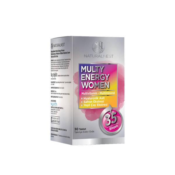 naturalnest multi energy women tablets, 30 tablets multivitamin for women Naturalnest Multi Energy Women - 30 Tablets Naturalnest Multi Energy Women - 30 Tablets naturalnest, multi-energy-women, women-supplements, multivitamin, herbal-extracts, energy-support, vitamins-and-minerals, adult-health, daily-supplement, ai-generated