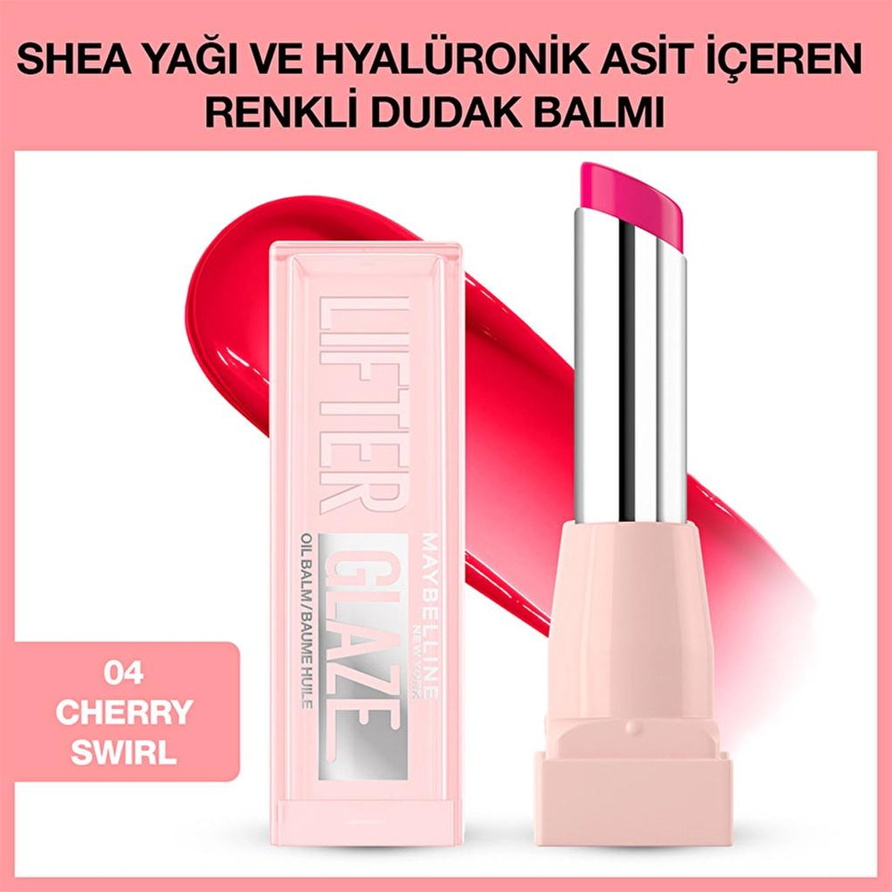 Maybelline New York Lifter Glaze Lip Balm 04 Cherry Swirl
