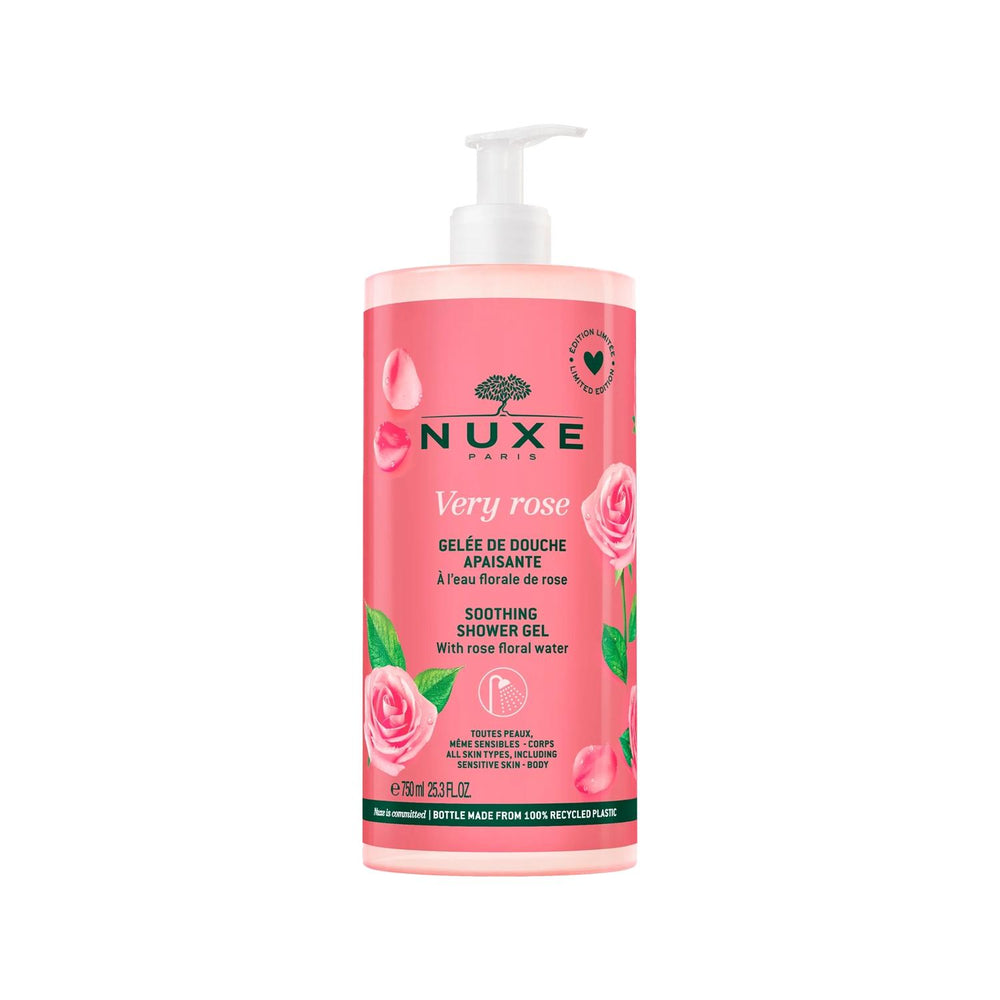Nuxe Very Rose Shower Gel 750ml - Luxurious Fragrant Body Wash for Gentle Cleansing Nuxe Very Rose Shower Gel 750ml - Luxurious Body Wash Nuxe Very Rose Shower Gel, Luxurious shower products, Fragrant body wash, Large capacity shower gel, Nuxe personal care products, Shower gel, Body wash, Fragrant shower gel, Luxurious body care, Personal care products, Gentle cleansing products