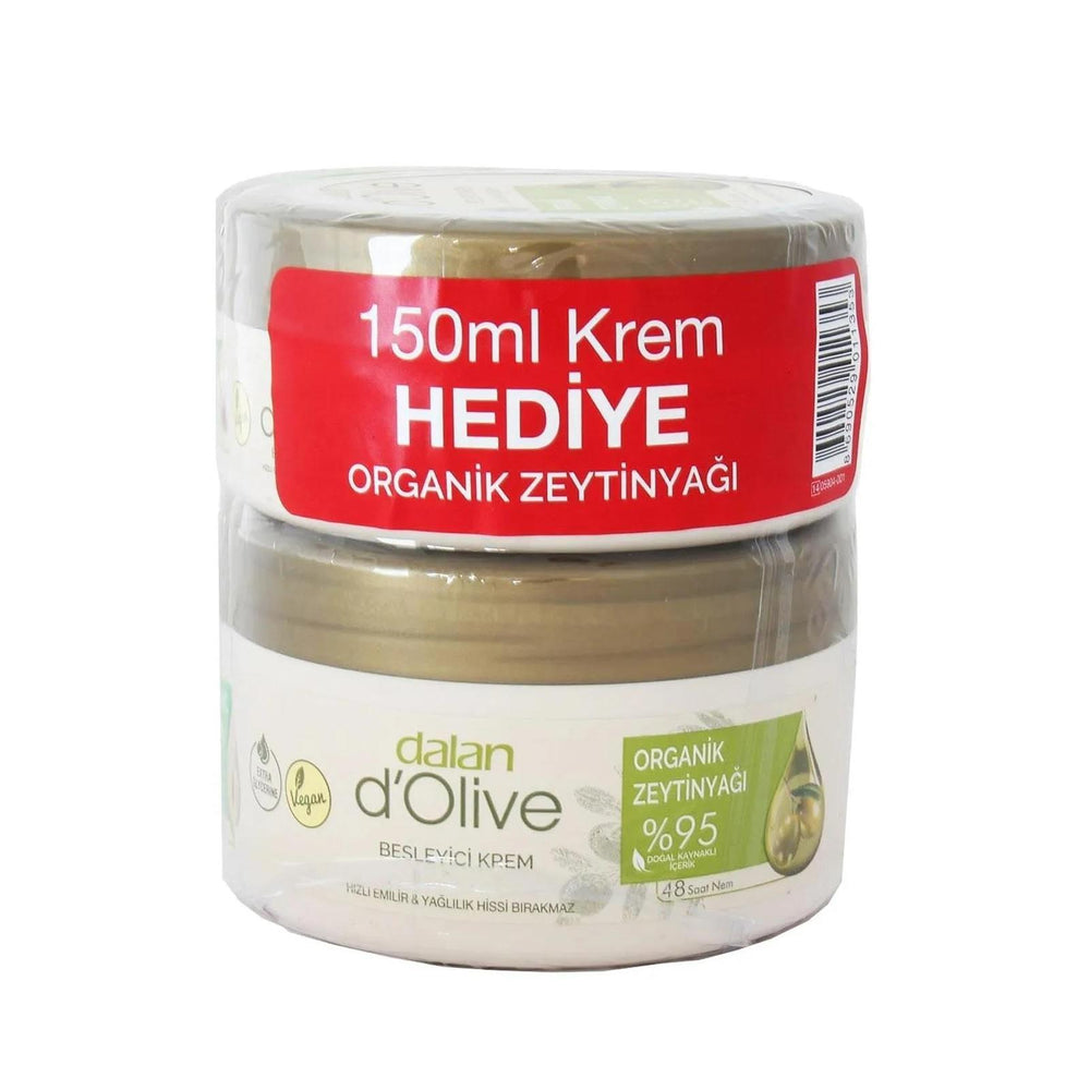Dalan d'Olive Organic Olive Oil Cream: 48-Hour Hydration, Natural Skin Moisturizer for Dry & Sensitive Skin (250ml + 150ml) Dalan d'Olive Organic Olive Oil Cream - Natural Skin Moisturizer organic olive oil cream, natural skin moisturizer, 48 hour moisturizing cream, non greasy body cream, d'Olive cream, organic skin care, olive oil body lotion, dry skin cream, sensitive skin moisturizer, skin cream, natural skincare, organic skincare, olive oil, moisturizer, body cream, dry skin, sensitive skin, hydration,