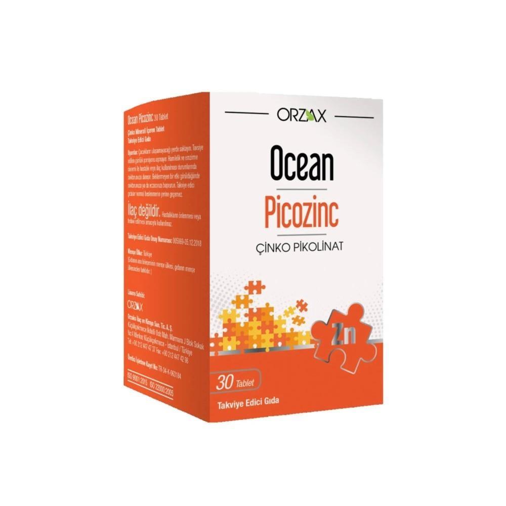 Ocean Picozinc Zinc Supplement Tablets - 30 Count, 15mg Zinc per Tablet for Immune System Support - image 2