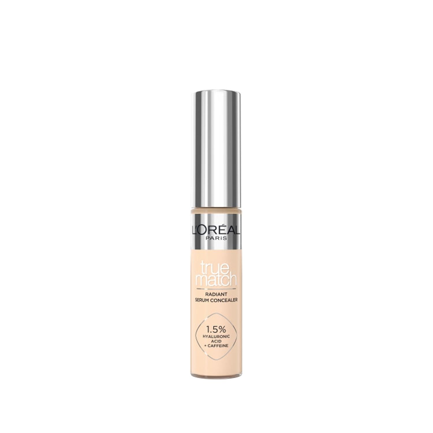 Loreal Paris True Match Brightening Serum Concealer 2R - 11 ml, Perfect Coverage & Skin Tone Match Loreal Paris True Match Concealer 2R - Brightening Serum for Flawless Skin Loreal Paris True Match, Concealer, Brightening Concealer, Serum Concealer, Makeup for specific skin tones, Cosmetic Concealer, Skin Coverage, Beauty Products, Personal Care, True Match Concealer, Shade 2R, 11 ml Concealer, Serum Formulation, Under Eye Brightening, Flawless Complexion, Daily Makeup, Travel Size Makeup
