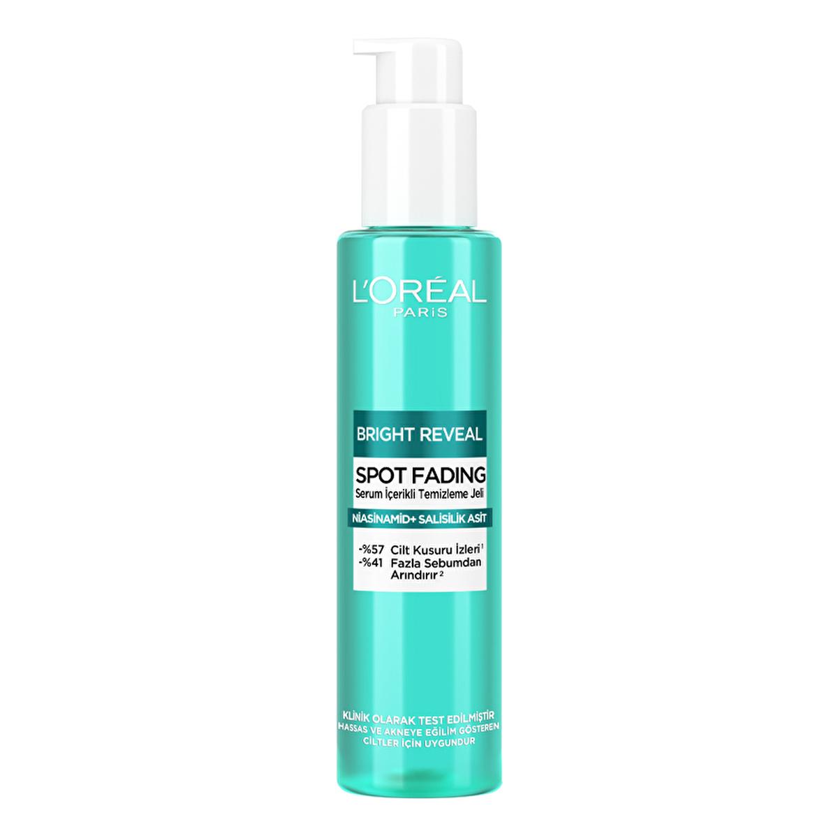 loreal paris bright reveal cleanser 150ml, serum infused cleansing gel for radiant skin, niacinamide and salicylic acid skin care L'Oreal Paris Bright Reveal Cleanser - Serum Infused Cleansing Gel for Adults | 150 ml L'Oreal Paris Bright Reveal Cleanser 150ml loreal-paris, bright-reveal, cleanser, skin-care, serum-infused, adults, oily-skin, blemish-control, facial-cleanser, ai-generated