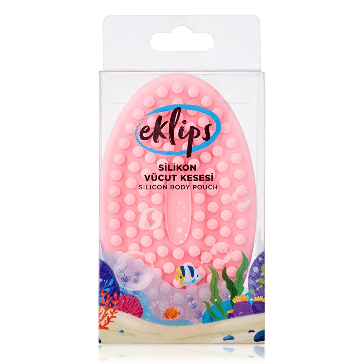 eklips-silicone-body-scrubber-front, eklips-silicone-body-scrubber-back Eklips Silicone Body Scrubber - Dual-Sided Cleansing and Massage | Perfect for All Skin Types Eklips Silicone Body Scrubber eklips, silicone-body-scrubber, skin-cleansing, massage-tool, bath-body-accessories, gentle-cleansing, spa-at-home, self-care, shower-tools, ai-generated