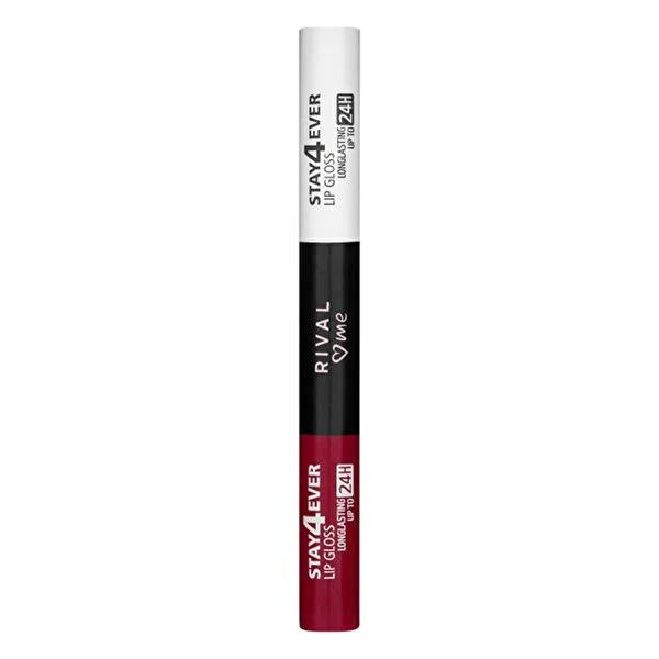 Rival Loves Me Gala Red Lip Gloss: Stay4ever Long-Lasting Color & Shine - Vibrant Red, Convenient 7ml Size Rival Loves Me Red Lip Gloss: Long-Lasting Color & Shine lip gloss, red lip gloss, long-lasting lip gloss, Rival Loves Me lip gloss, Gala Red lip gloss, makeup, lip color, cosmetics, long-lasting makeup, vibrant lip color, bold lip color, travel-friendly lip gloss, party makeup, date night makeup, everyday lip gloss, red lipstick, lip shine, cosmetic, beauty, lip, gifts for her, gifts for women, red, g