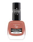 Golden Rose Keratin Nail Polish in Shade 208 for Glossy Nails