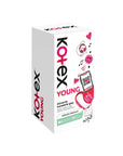 Kotex Young Daily Panty Liners for Teens 30 Count