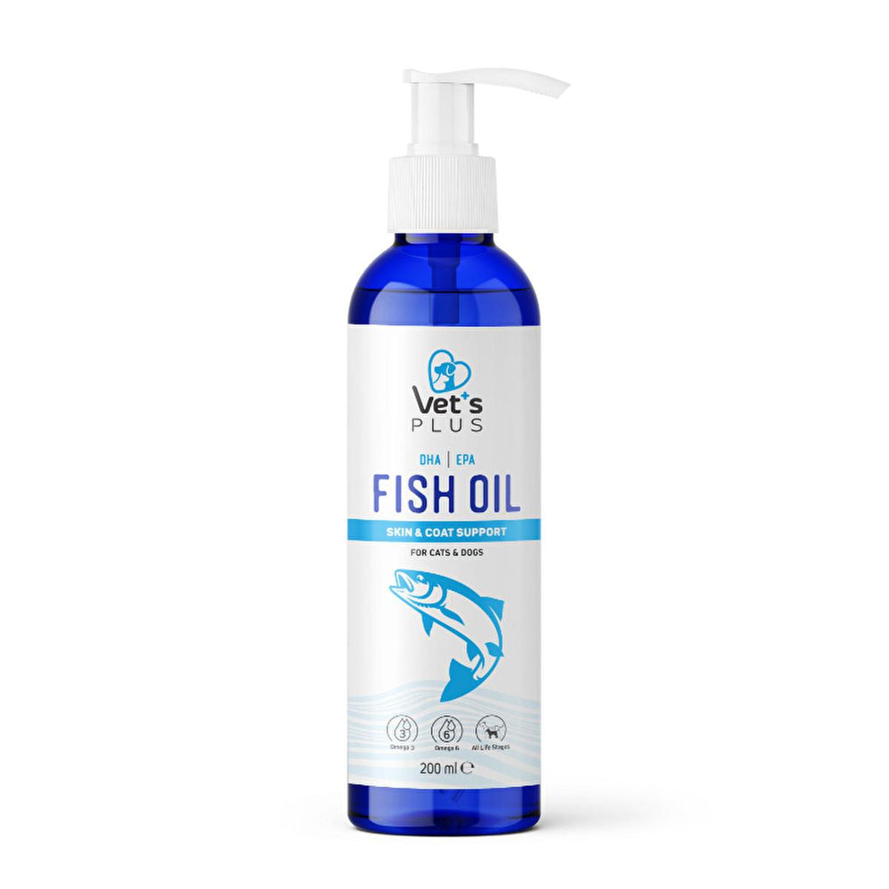 Vet's Plus Pet Supplement Oil - Omega 3 for Cats and Dogs, Fish Oil for Pets, Supports Pet Health and Nutrition - view 2