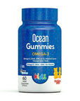 Ocean Gummies Omega 3 Kids: Delicious Chewable for Healthy Brain & Eye Development - 60 Count - image 2