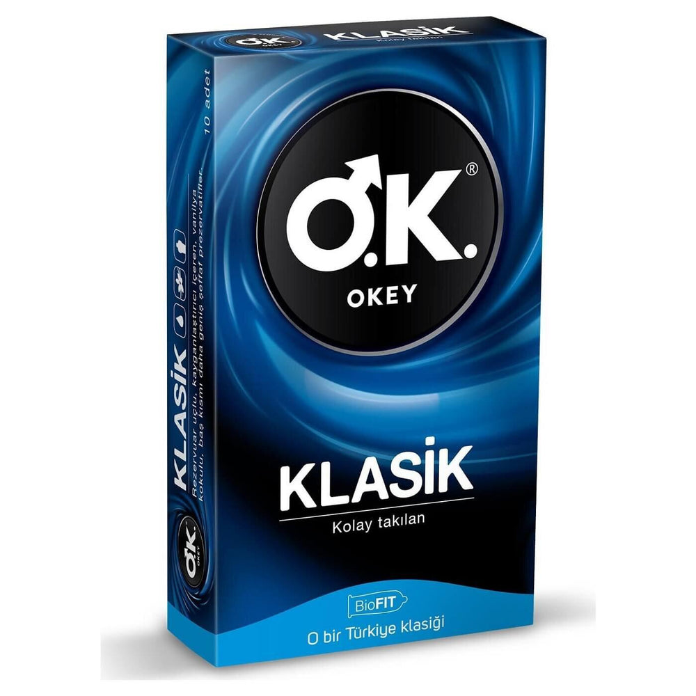 Okey Classic Lubricated Latex Condoms for Reliable Protection