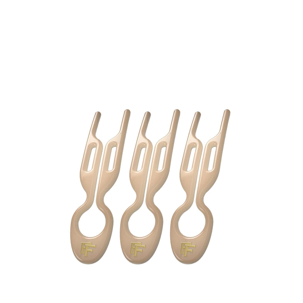 Fiona Franchimon No 1 Hairpin Light Beige 3-Pack