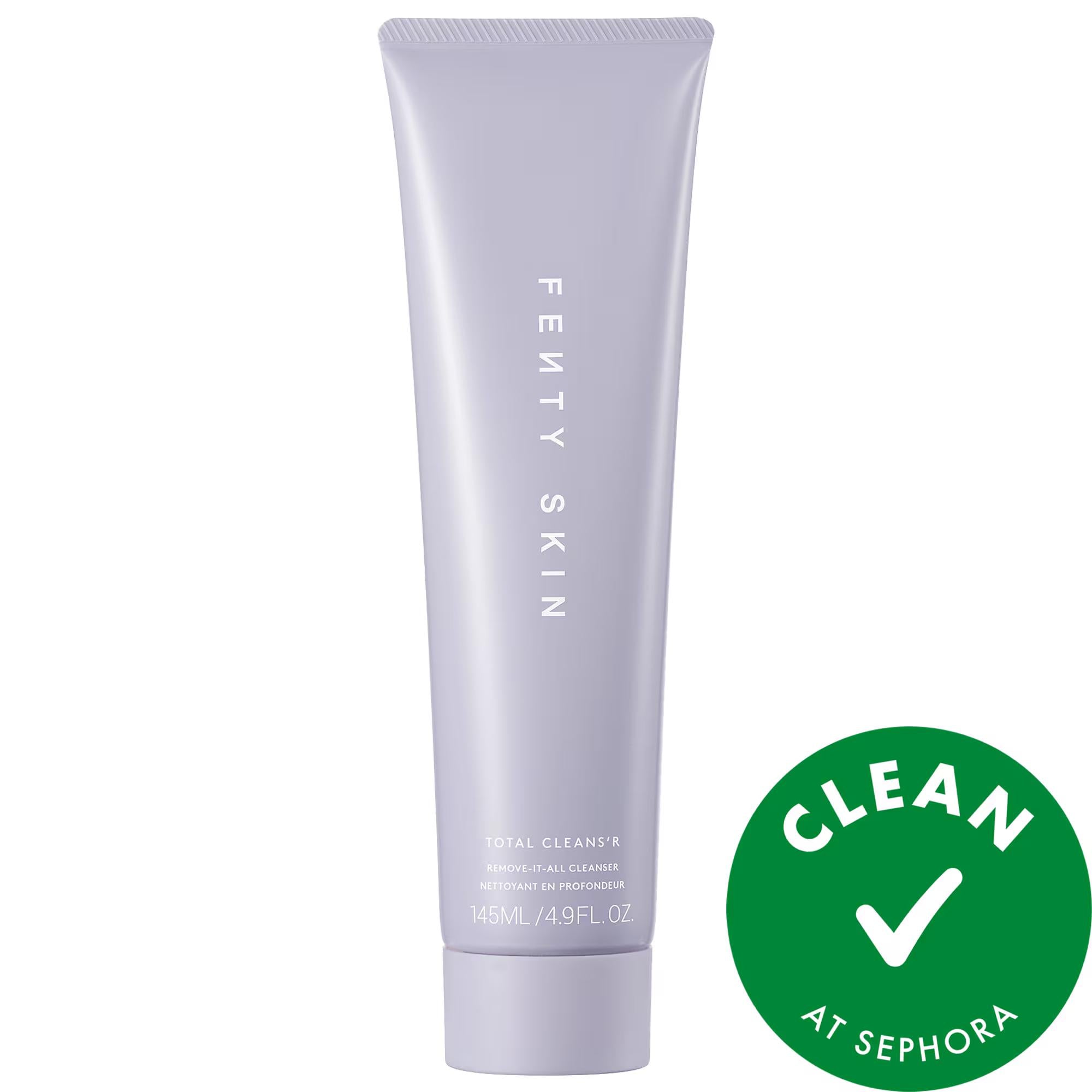 Total Cleans'r - Creamy Facial Cleanser with Barbados Cherry for All Skin Types - Vegan, Gluten-Free, Cruelty-Free Total Cleans'r Creamy Facial Cleanser - Vegan & Gluten-Free facial cleanser, cream cleanser, vegan skincare, gluten-free skincare, cruelty-free skincare, natural skincare, skincare for all skin types, gentle cleanser, effective cleansing, brightening skincare, antioxidant skincare, oil control, environmentally friendly skincare, sustainable skincare, Total Cleans'r