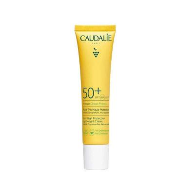 Caudalie Vinosun SPF50+ Lightweight Sunscreen: Ocean Protect, Anti-Aging, UVA/UVB Defense - Vegan &amp; Fragrance-Free - 1.35 fl oz Caudalie SPF50+ Sunscreen: Lightweight Anti-Aging UVA/UVB Protection SPF50 sunscreen, lightweight sunscreen, anti-aging sunscreen, vegan sunscreen, fragrance-free sunscreen, UVA UVB protection, sun protection cream, eco-friendly sunscreen, Caudalie sunscreen, sunscreen for face, sunscreen, sun protection, anti-aging, grape polyphenols, spruce extract, vitamin E, lightweight formula