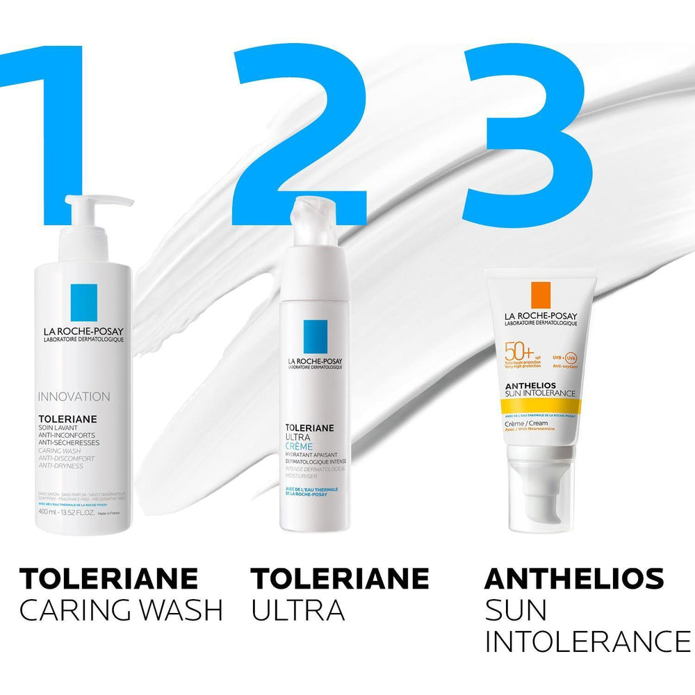 La Roche Posay Toleriane Caring Wash Cleansing Gel for Sensitive Skin - 400ml, Niacinamide & Ceramide Enriched - view 5