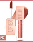 Maybelline New York Lifter Gloss - Moisturizing Hyaluronic Acid Lip Gloss with Lifting Effect, Topaz Shade Maybelline Lifter Gloss - Hyaluronic Acid Lip Gloss Maybelline New York Lifter Gloss, Moisturizing Lip Gloss, Hyaluronic Acid Lip Care, Non-sticky Lip Gloss, Topaz Lip Gloss Shade, Lip Care, Cosmetics, Beauty Products, Makeup, Lip Gloss, Hydrating Lip Gloss, Lifting Lip Gloss